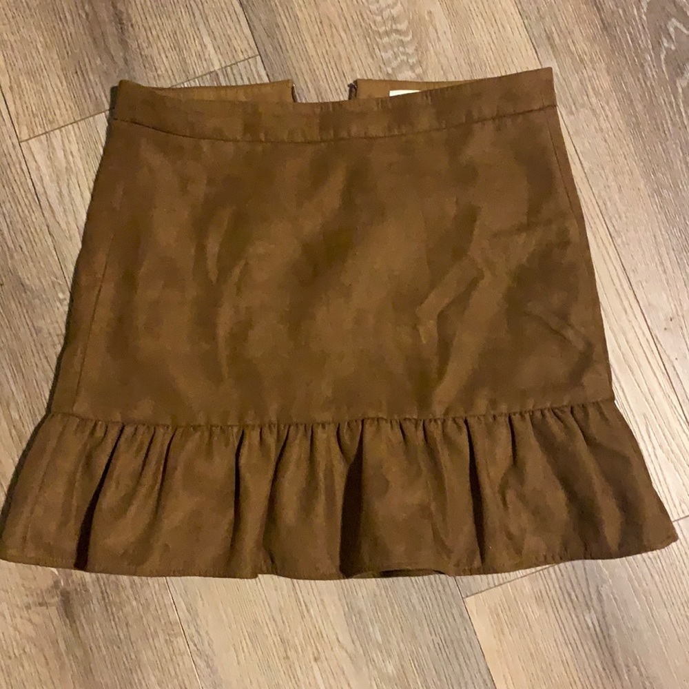 Worn once! Suede like material